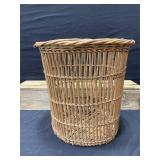 Woven Wicker Waste Bin