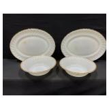 Anchor Hocking Fire King Milk Glass Dish Set