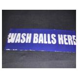 Wash Balls Painted Sign