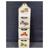 Ford, Overland, & Waverly Metal Wall Organizer