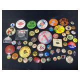 Vintage Advertising Buttons & Pins