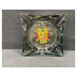 ï¿½Voo Dooï¿½ Medicine Man Painted Glass Ash Tray