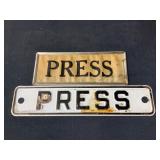 Press Signs