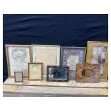 Vintage Pictures, Frames & Mirror