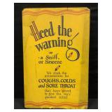 Cough and Cold Medicine Poster