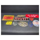 Metal Badges-Federal Electric, MidWest, Walsh