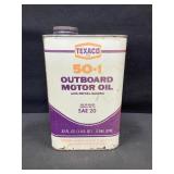 Texaco Outboard Motor Oil Can