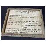 Dry Chemical Fire Sign
