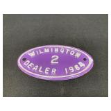 Vintage Dealer License Plate Tag-1964
