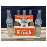 Orange Crush Bottles & Carrier