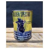 Golden Spectro  Motorcycle Oil Can