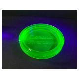 Goodrich Silvertowns Uranium Glass Ashtray Insert