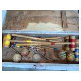 Croquet Set in Wooden Box