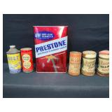 Edison Containers, Heet & Prestone Can