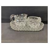 Fostoria American Cream & Sugar Set