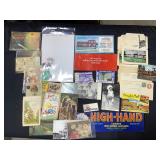 Postcards, Labels, Advertising