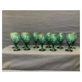 Juniper Green Wine Glasses