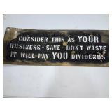 Business Sign Template