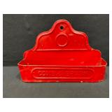 Comb & Brush Metal Wall Hanging Shelf