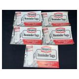 Texaco Reminder Tags
