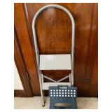Folding step stools