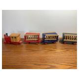 Wooden Toy Train with Animals