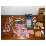 Political Pins Tobacco Items Native American Pcs