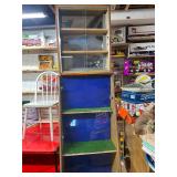 Display Cabinet. 87 x 18 1/2 x 24 1/2 inches