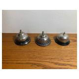 Front Desk Service Bells Lot of 3