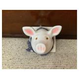 Wall Hanging Porcelain Pig Head