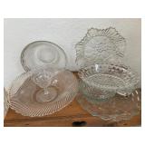 Vintage Clear Glassware