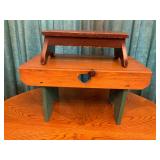 Primitive Stool and Bench