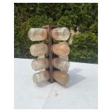 Metal Tool Holder with Jars