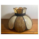 Mid Century Modern Slag Glass Lamp Shade