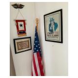 American Flag And Wall Decor