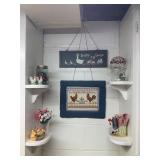 Kitchen Rooster Decor Lot