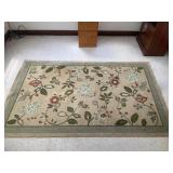 Large Floral Area Rug