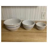 Gibson China Nesting Mixing Bowls