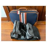 American Tourist Suitcase and Nylon Duffle Bag