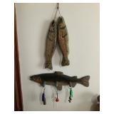 Fishing Decor Hooks & Bobber Keychains