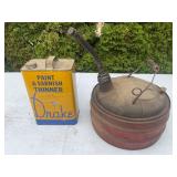 Metal Gas and Varnish Cans