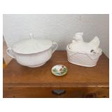 Gravy Boat, Soup Dish, & Small Plate