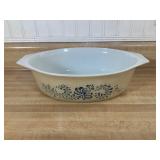 Pyrex Blue Homestead Casserole Dish
