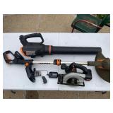 Worx Blower Weedeater Saw