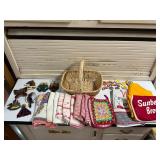 Kitchen Linens, Aprons, Magnets, and Stained Glass