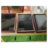 Wooden Display Cases 3 in the Lot