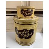 Charles Chips & Charles Cookie Tins