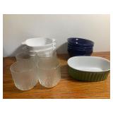 Kitchen Lot of Cups, Bowls, & More