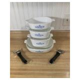 Corning Ware Casserole Dishes & Handles