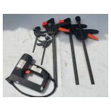 Clamps and Electric Stapler